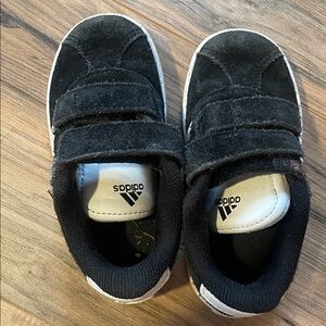 Adidas Kids Black Velcro Sneakers